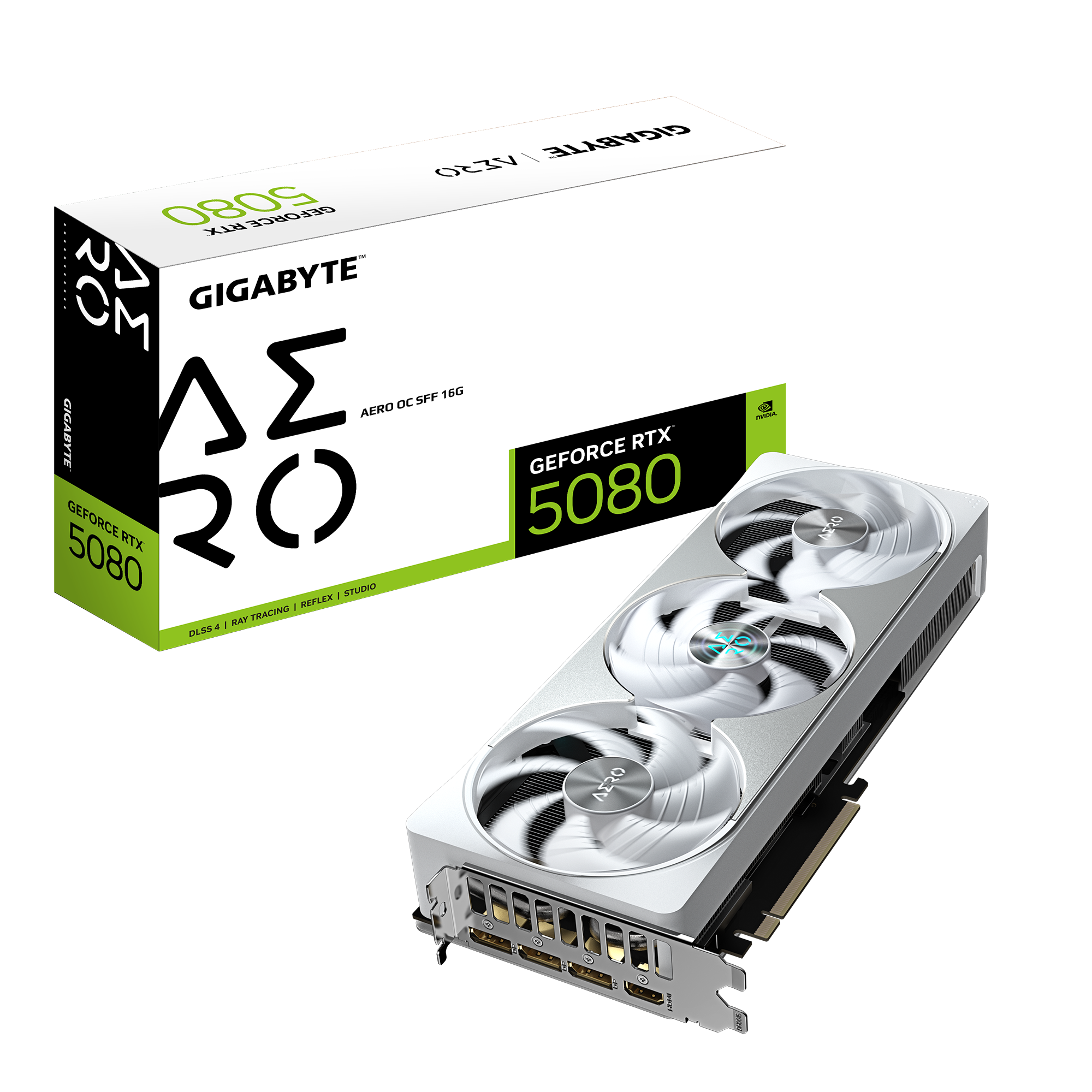 GPU RTX 5080 16GB GIGABYTE AERO OC SFF WHITE